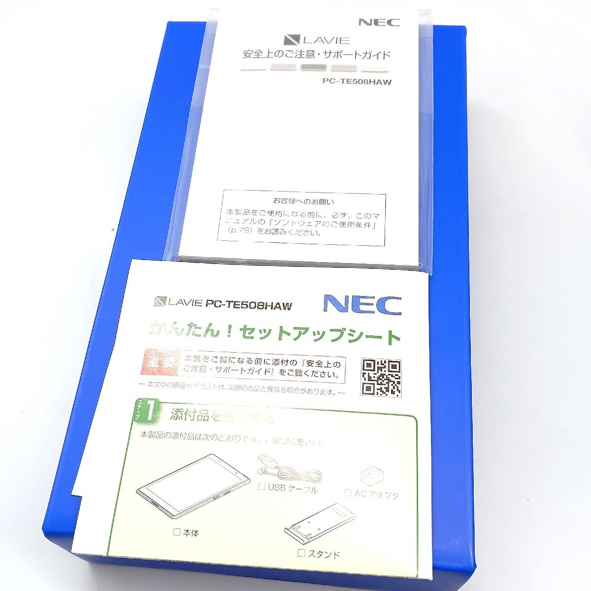 NEC(エヌイーシー) LaVie Tab E TE508/HAW 16GB ホワイト PC-TE508HAW Androidタブレット ホワイト OS Android7.1.1 初期化済み MB fe ABC1_画像10
