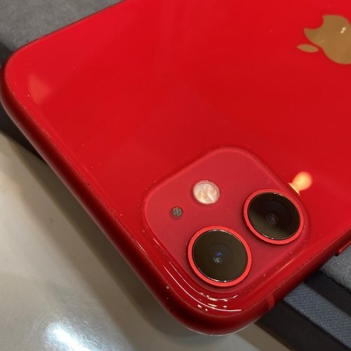 iPhone11 MWLV2J/A プロダクトレッド ソフトバンク ”◯” レッド プロダクト イレブン iPhone 11 ジャンク品 is ABA2の画像9