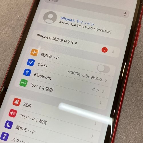 iPhone11 MWLV2J/A プロダクトレッド ソフトバンク ”◯” レッド プロダクト イレブン iPhone 11 ジャンク品 is ABA2の画像5
