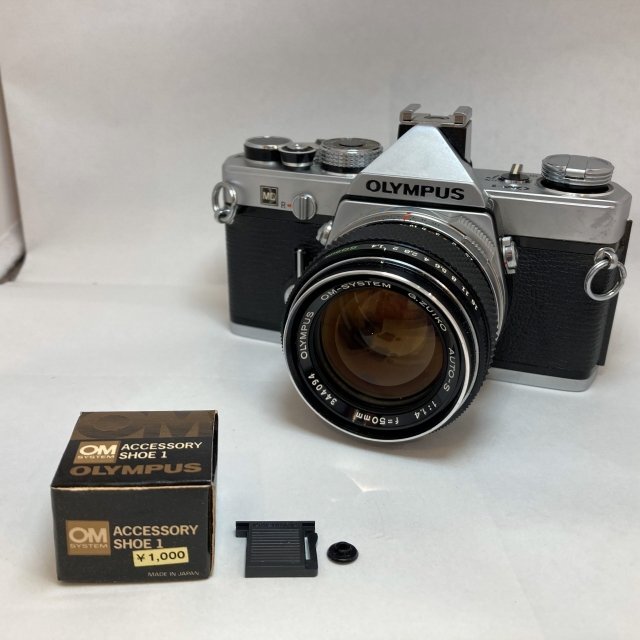 OLYMPUS オリンパス OM-1 MD 一眼レフ フィルムカメラ レンズ ZUIKO AUTO-S 1:1.4 50mm YN ABB3