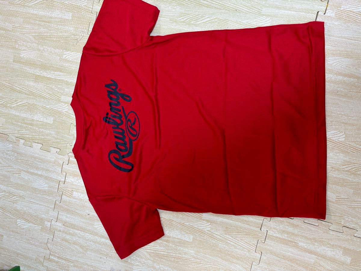 ローリングス Rawlings 赤 半袖 Tシャツ ローリングス 野球 ベースボール 赤 Rawlings