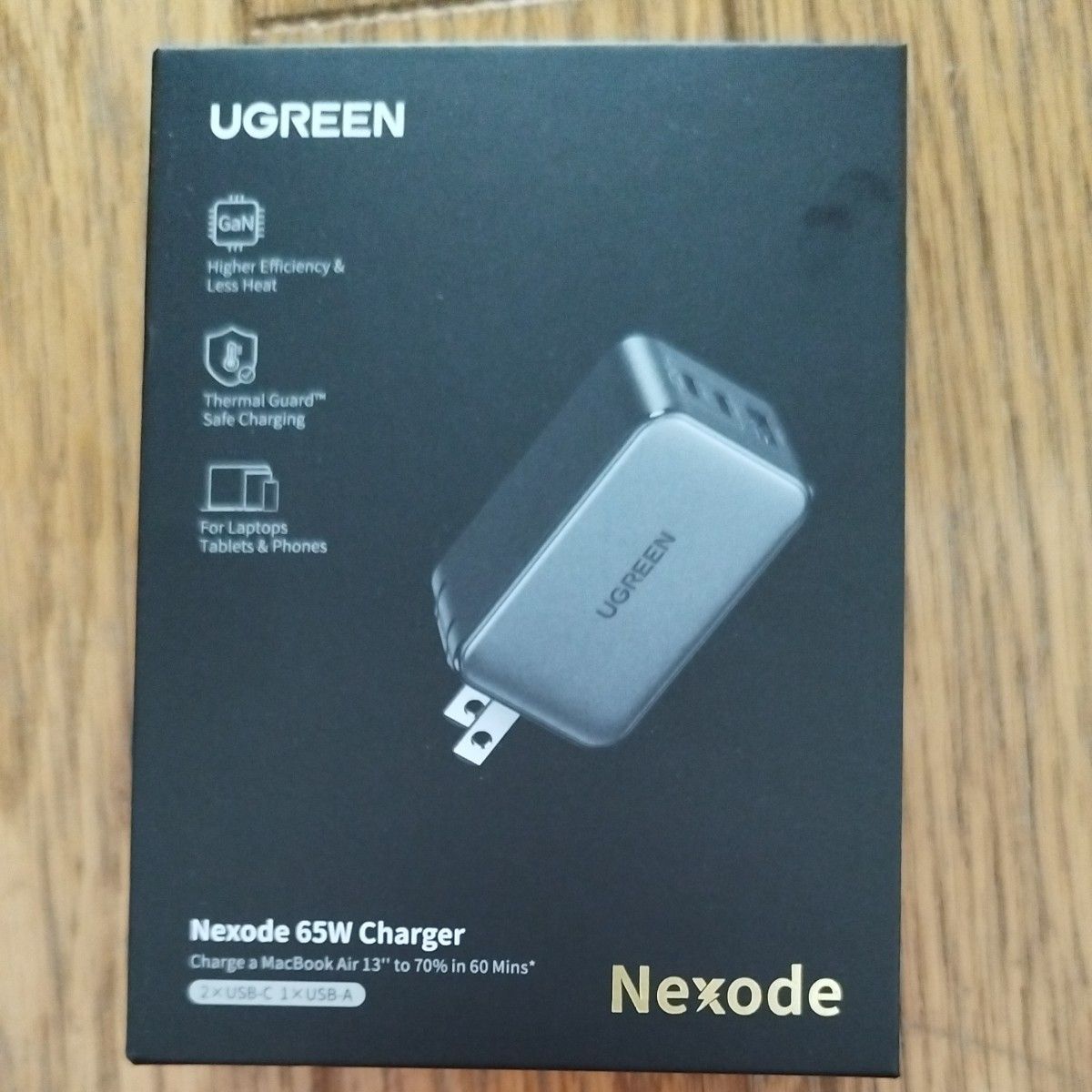 UGREEN 急速充電器 Nexode 65W 新品未使用品