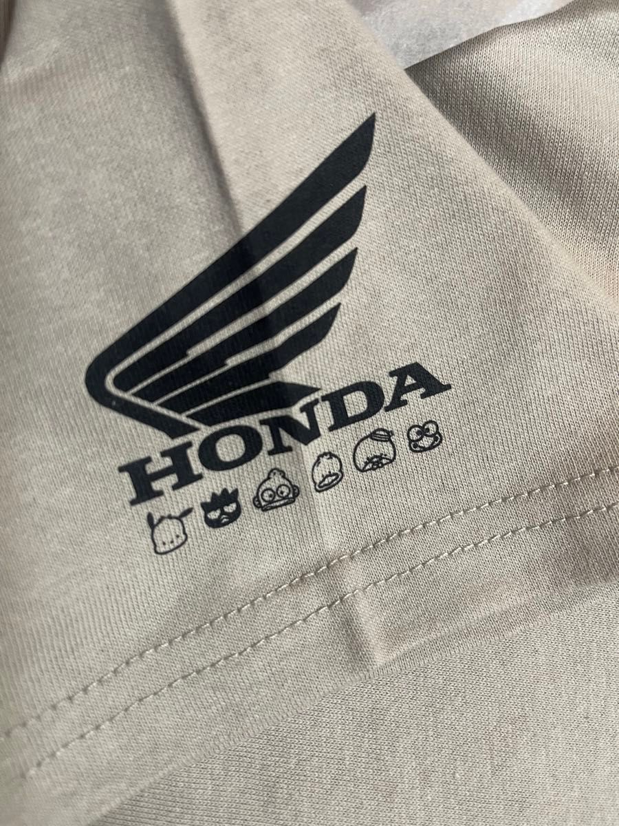 【新品・タグ付き】HONDA ホンダ スーパーカブ× サンリオ HAPIDANBUI コラボ Tシャツ Sサイズ