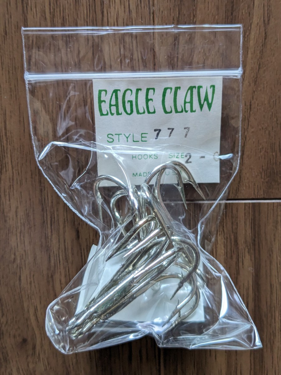 トレブルフック　eagle clew 　60個セット（5本パック12個）_画像2