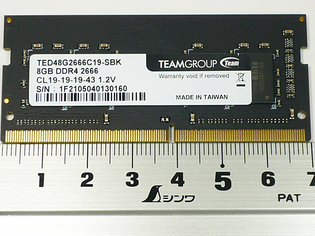 PC memory DDR4 8GB TED48G2666C19-SBK(TEAM GROUP) laptop 