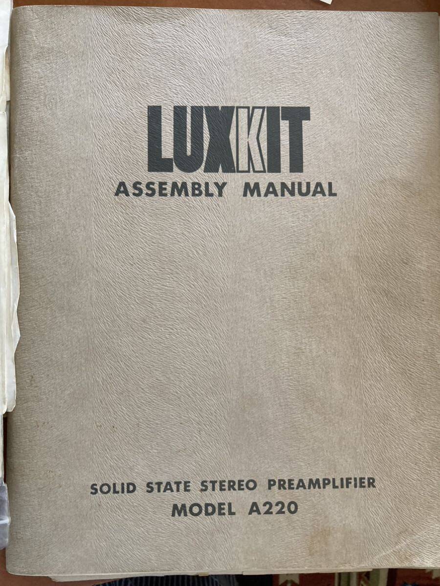 LUXKIT manual manual instructions extra attaching 