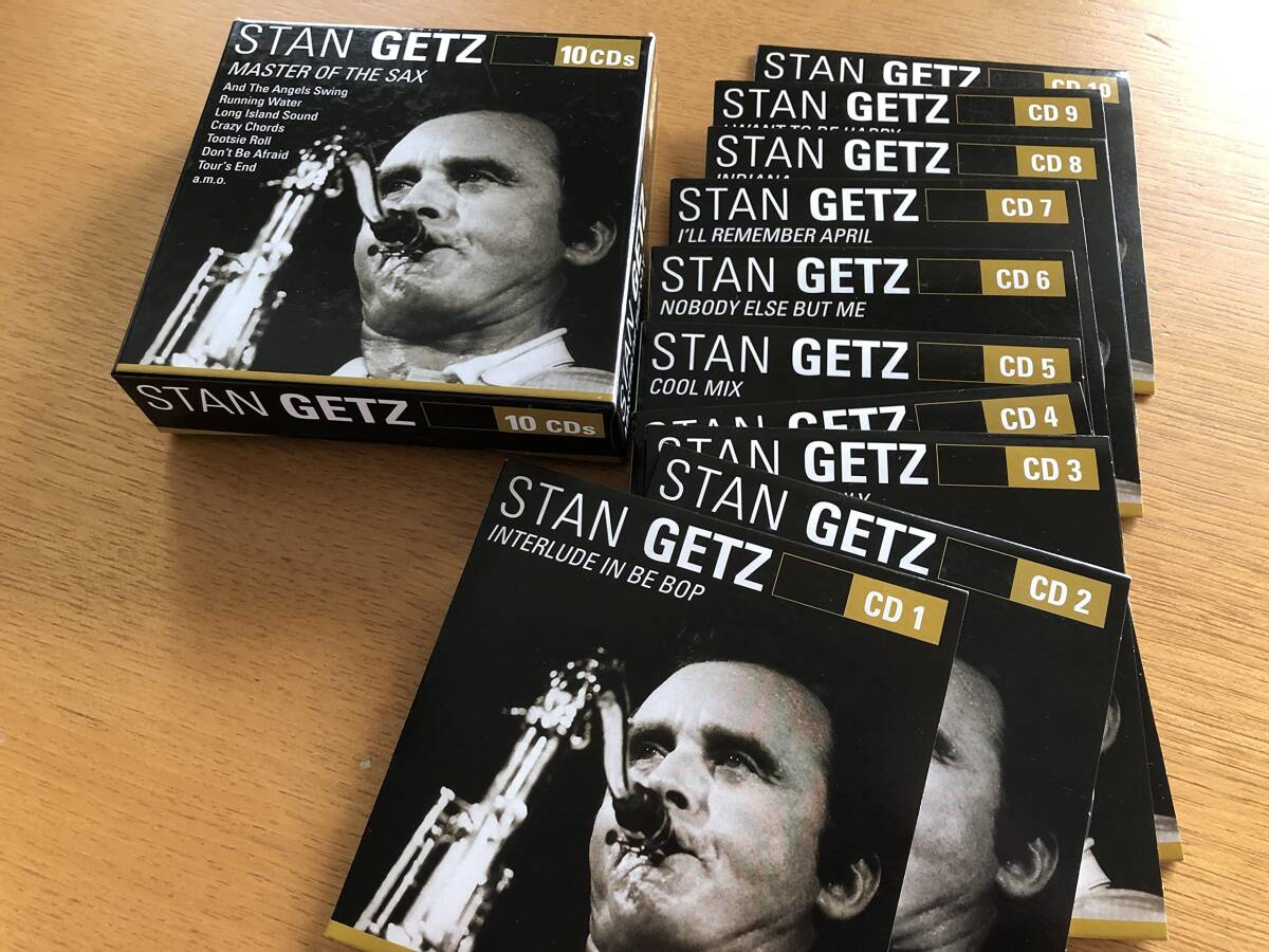 jamaica1630 中古JAZZ CD-良い 10枚組CDボックス STAN GETZ / MASTER OF THE SAX スタン・ゲッツ 4011222327550 帯付き国内盤_画像1