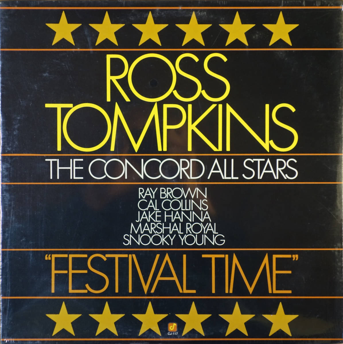 ◆ROSS TOMPKINS AND THE CONCORD ALL STARS/FESTIVAL TIME (US LP/Sealed) -Ray Brown_画像1