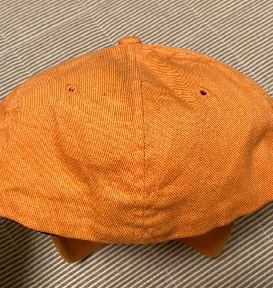 希少！90s00s OLD STUSSY ステューシー　STUSSY HATS キャップ　オレンジ　ヴィンテージ