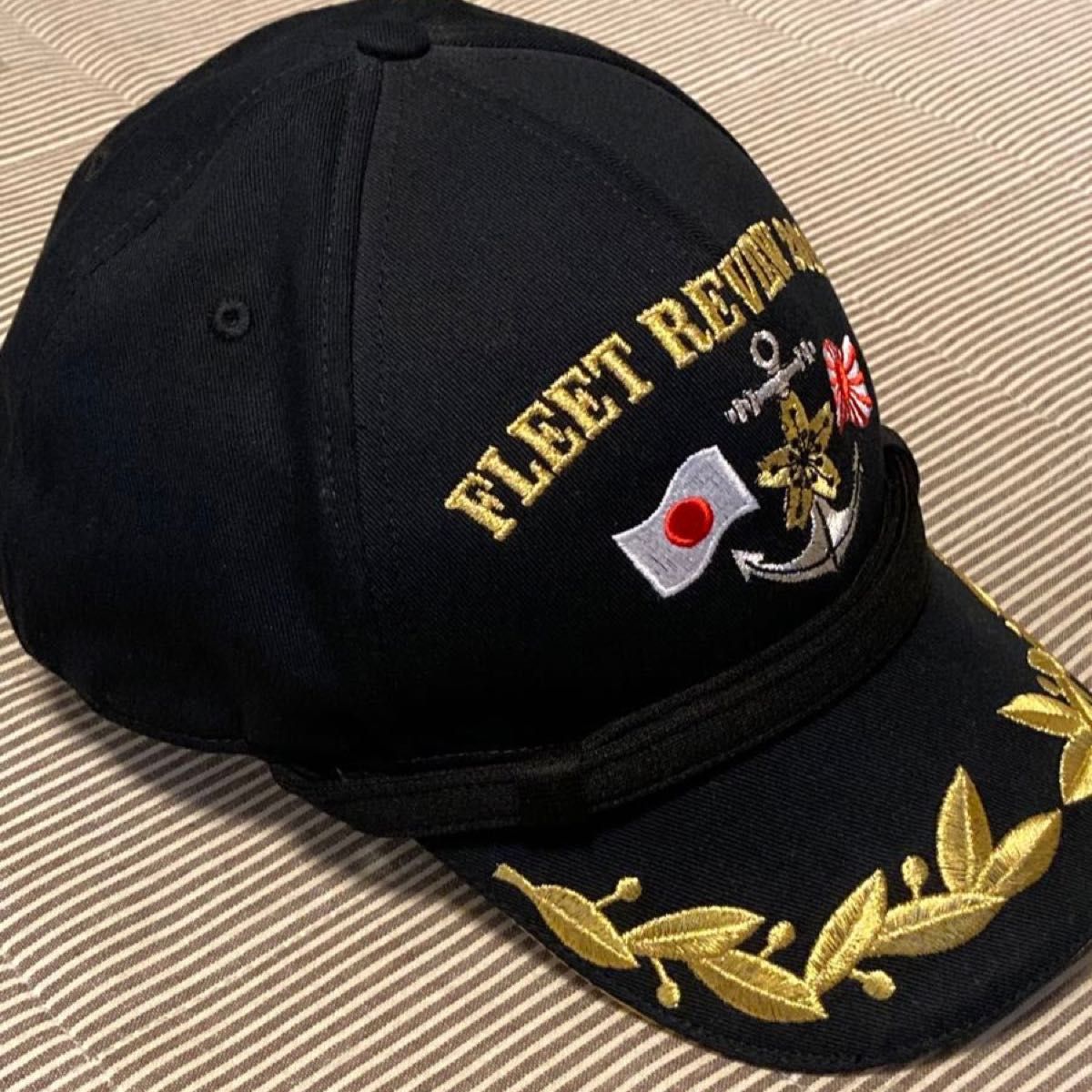 激レア！海上自衛隊　令和元年 観艦式記念キャップ　ブラック　非売品