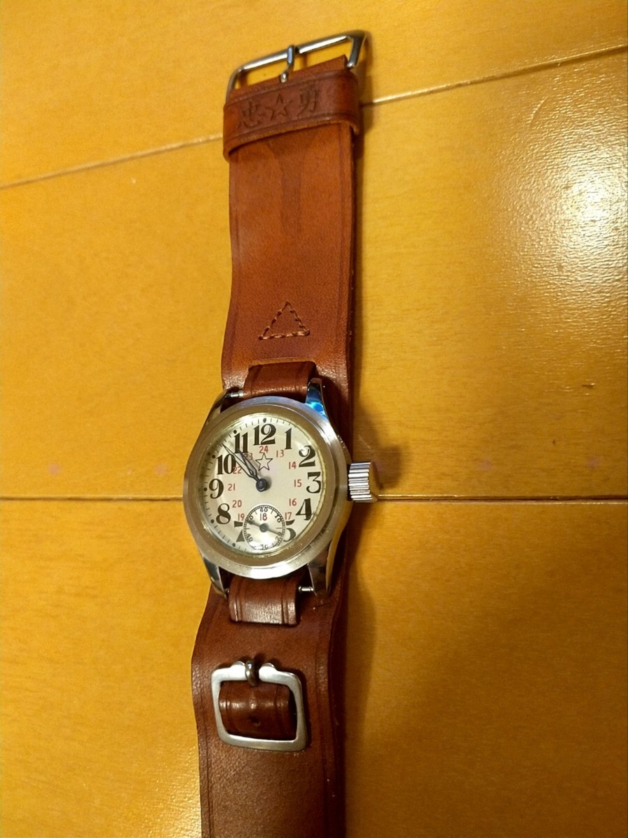 中田商店 レプリカ 日本陸軍 腕時計 中古 電池交換済みの画像3