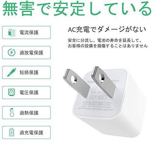 お得　iPhone 充電器 USB ケーブル 2本セット 1m コード アイホン 充電 ライトニング ケーブル 高速データ転送 同期 高耐久 断線防止_画像5