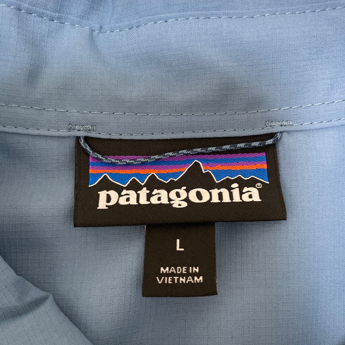 【未使用品】パタゴニア patagonia セルフガイデッドハイクシャツ メンズL ブルー 登山 ハイキング 釣りの画像2
