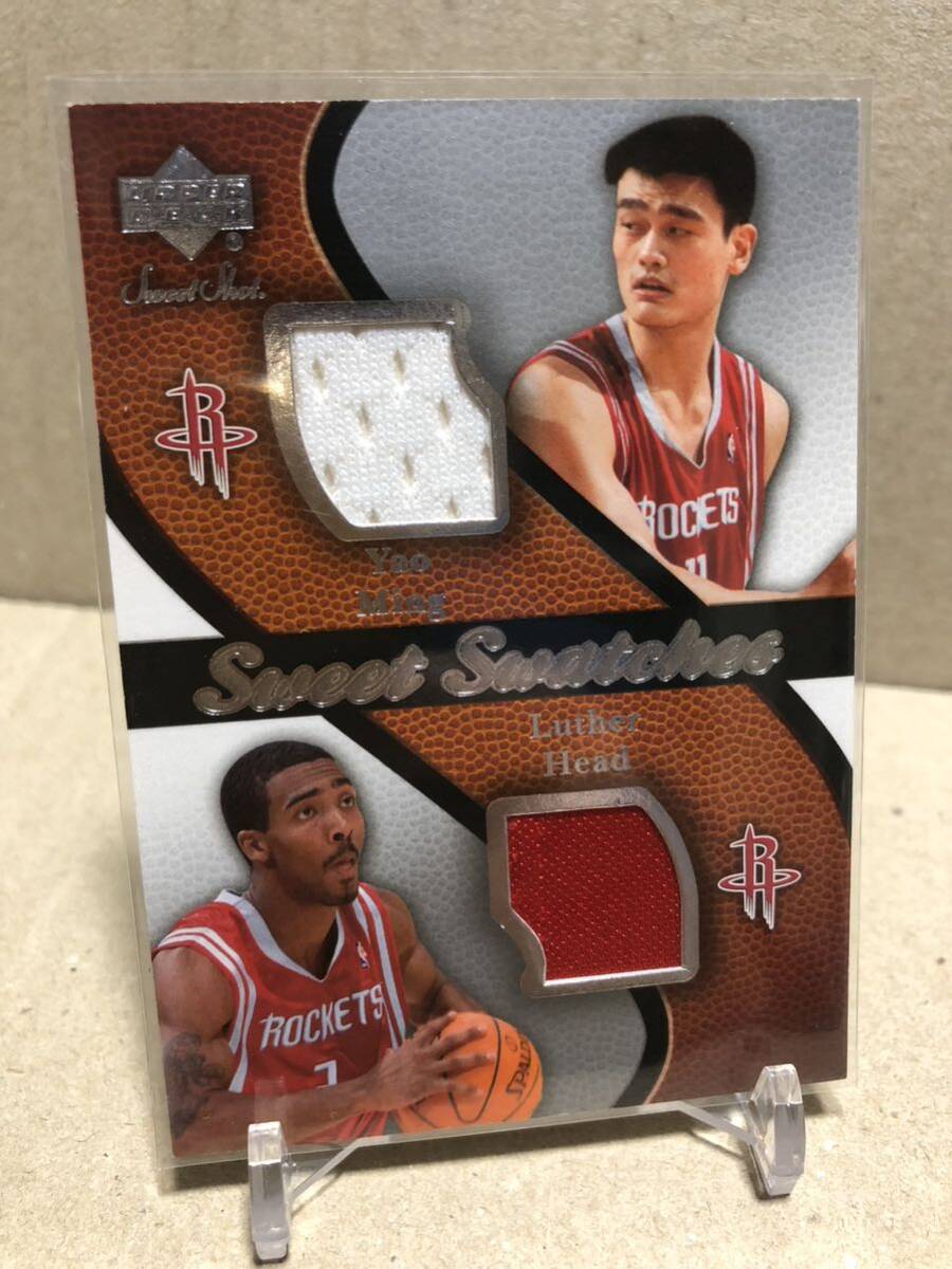 2007 UD Yao Ming Luther Head jersey cardの画像1