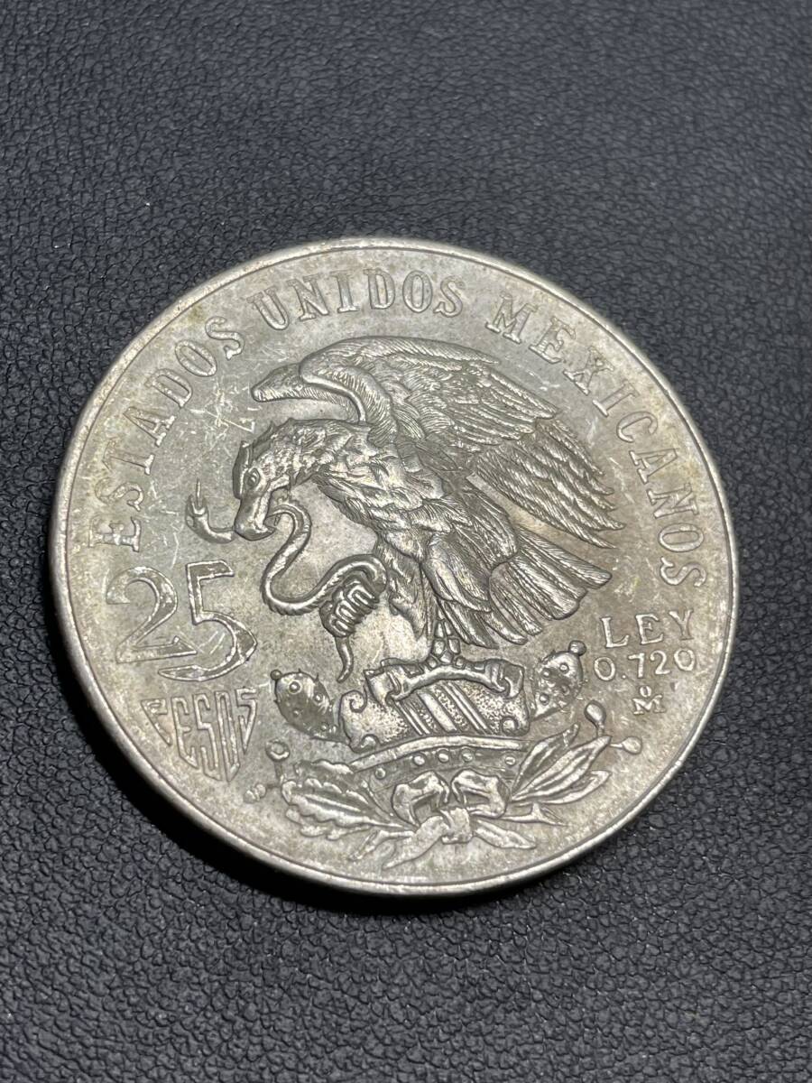 1968 год Mexico Olympic память 25peso серебряная монета 