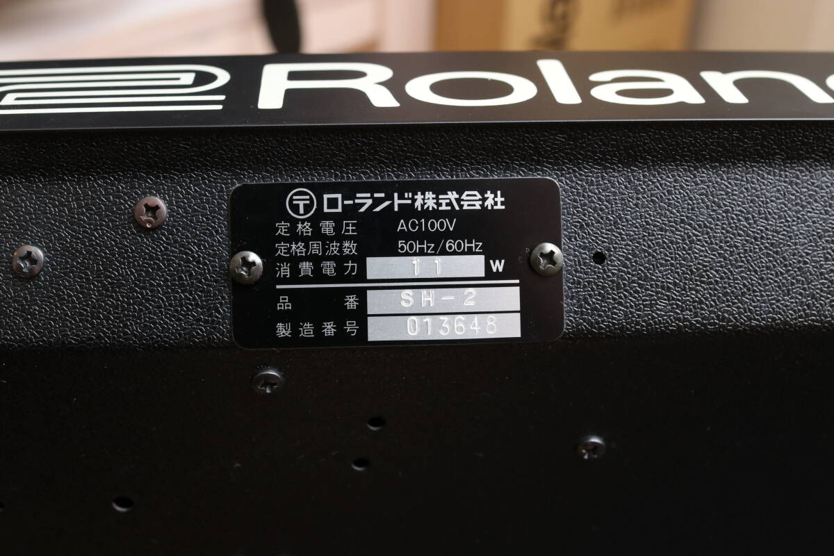 Roland ローランド SH-2 アナログシンセサイザー 動作快調 外装美品 MINT condition 純正ハードケース付の画像10