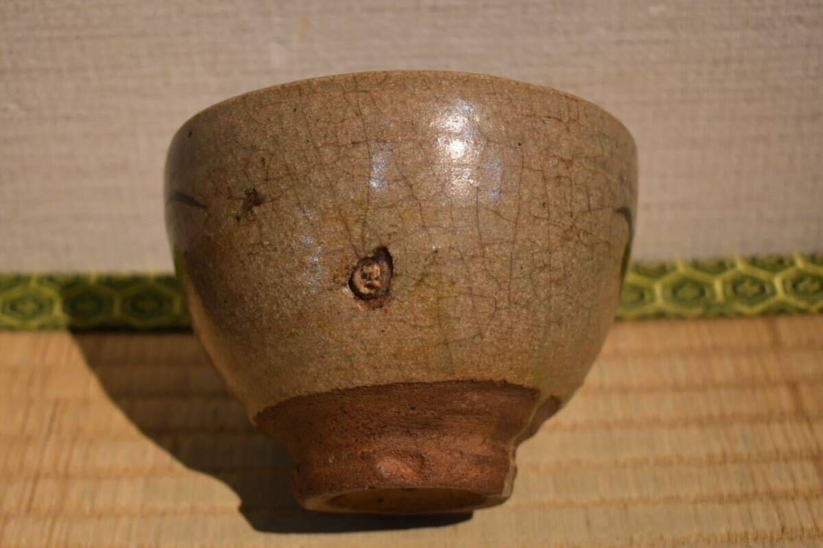 【GE】Y633【コレクター所蔵品】時代 絵唐津茶碗 /日本美術 骨董品 時代品 美術品 古美術品 唐津焼 茶道具の画像3