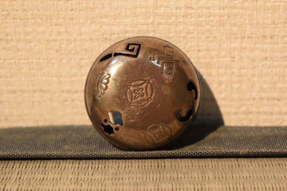 【GE】M337【コレクター所蔵品】時代 古備前銀火舎香炉 /日本美術 骨董品 時代品 美術品 古美術品 備前焼_画像6