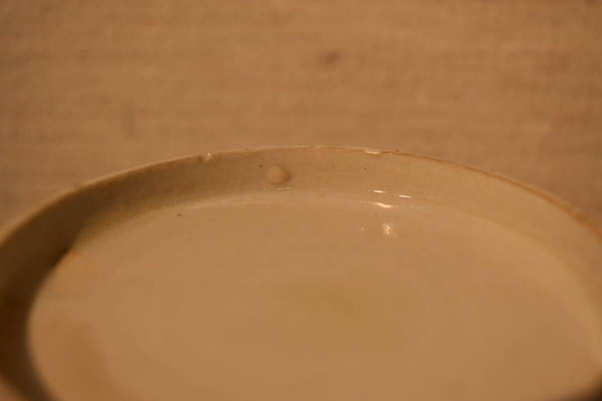 【GE】R385【コレクター所蔵品】時代 白磁鉢 /中国古玩 中国美術 骨董品 時代品 美術品 古美術品の画像6