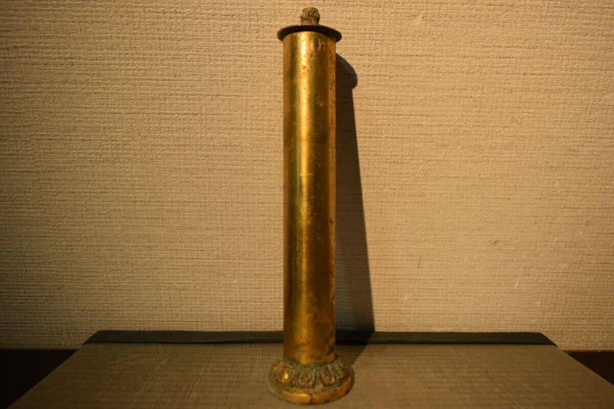 [GE]Z503* Joseon Dynasty * Goryeo collector discharge goods * era Goryeo copper . tube / Buddhism fine art copper made copper vessel antique goods hour substitute article work of art old work of art 