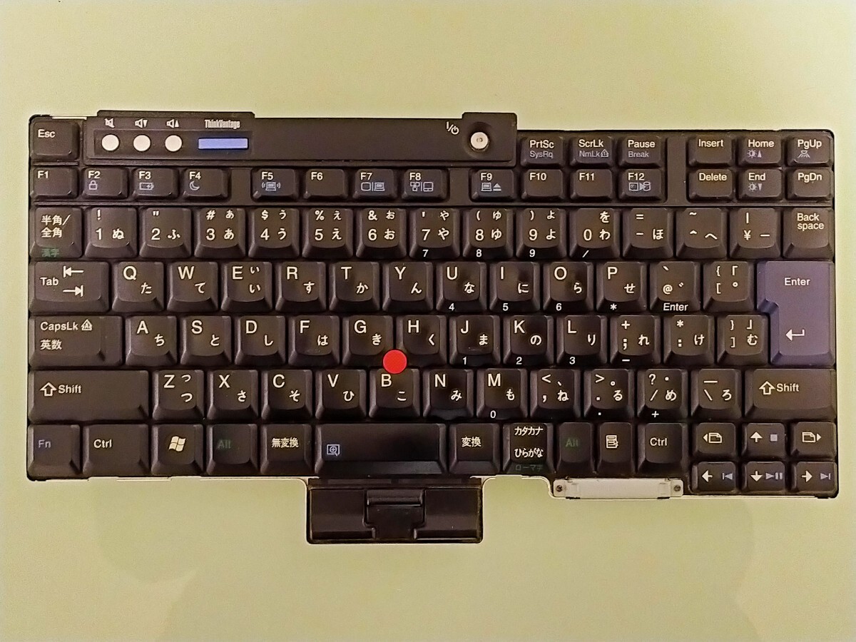②格安ThinkPad T60/T61/R60/R61用中古日本語キーボードの画像1