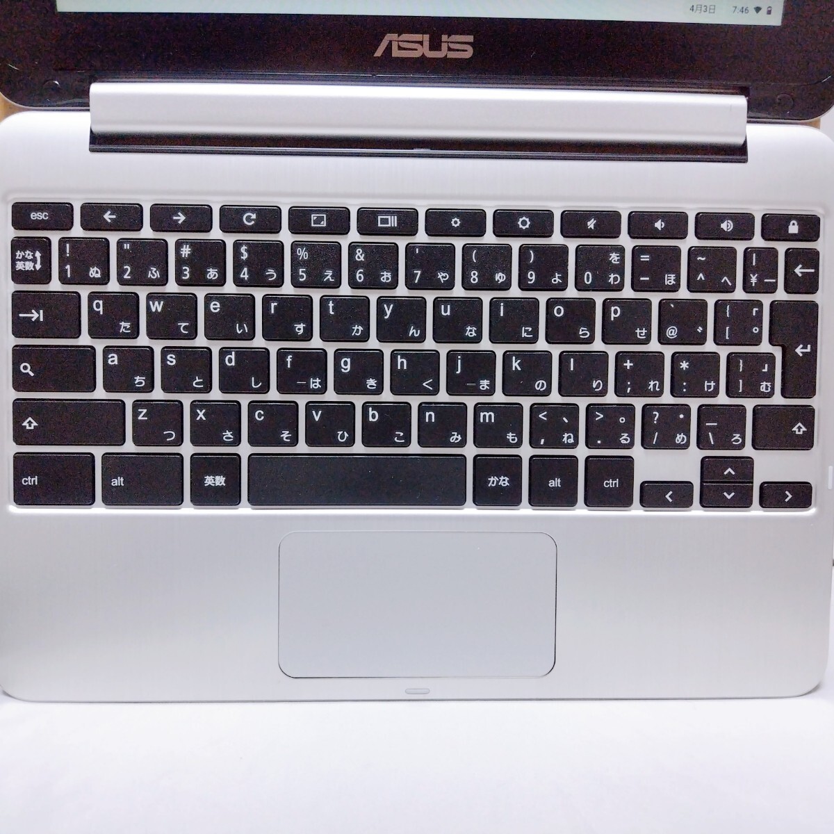 【完動美品★送80サイズ】ChromeBook★C101フルセット★ASUS★10.1WXGA★4GB16GB★タッチパネル液晶360°オープン★日本語キーボード_画像5