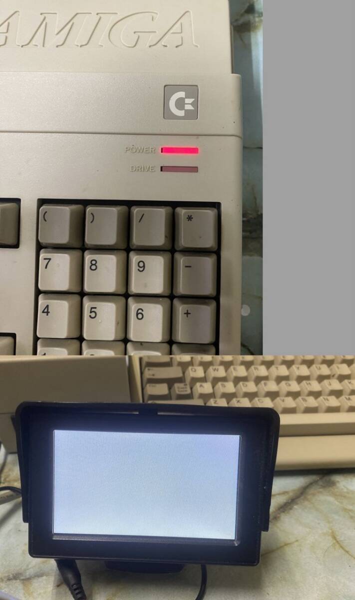 Commodore AMIGA 500(A500) 本体 ＋電源アダプタ+ マウス＋箱。ジャンク品の画像9