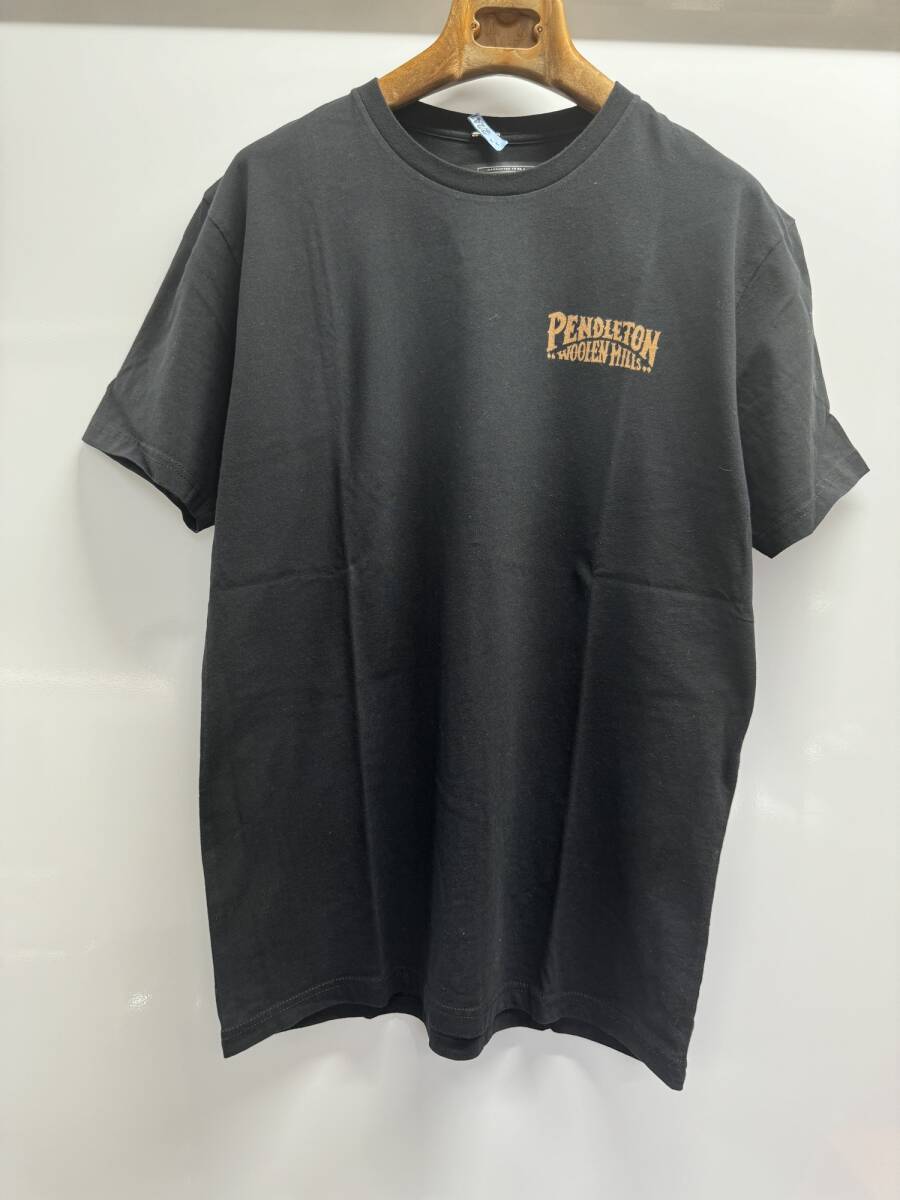 【クリーニング済】ペンドルトン メンズ Tシャツ トップス Stamp Logo Graphic T-Shirt - Men's Black/Gold 【L】の画像3