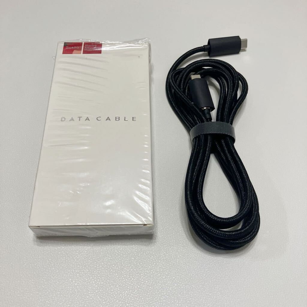 LEDディスプレイ高耐久ナイロン USB-C & USB-C ケーブル 100W PD対応 MacBook Pro/Air iPad Pro iPad Air 4 Galaxy S20 Pixel LG 対応 2m 