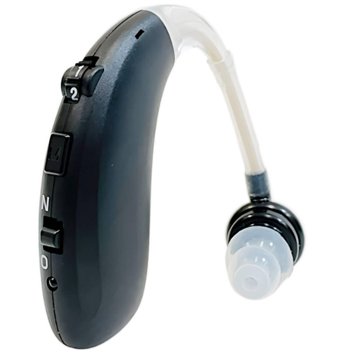 (A) 国内正規品 Z-360 ブラック 集音器 軽量 充電式 左右両用 耳掛け ノイズキャンセリング 取説付 高齢者 ワイヤレスの画像1