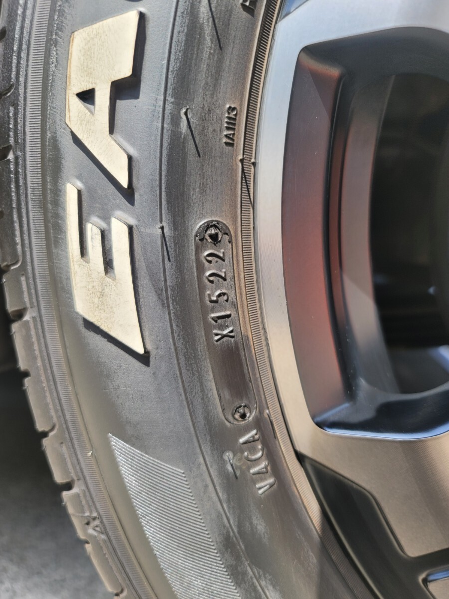 FLEX ハイエース バルベロ U-GRANDE 17x6.5 +38 FLEX限定 マットブラッククリア GY NASCAR 215/60R17 200系 17インチ 2022年15週_画像5