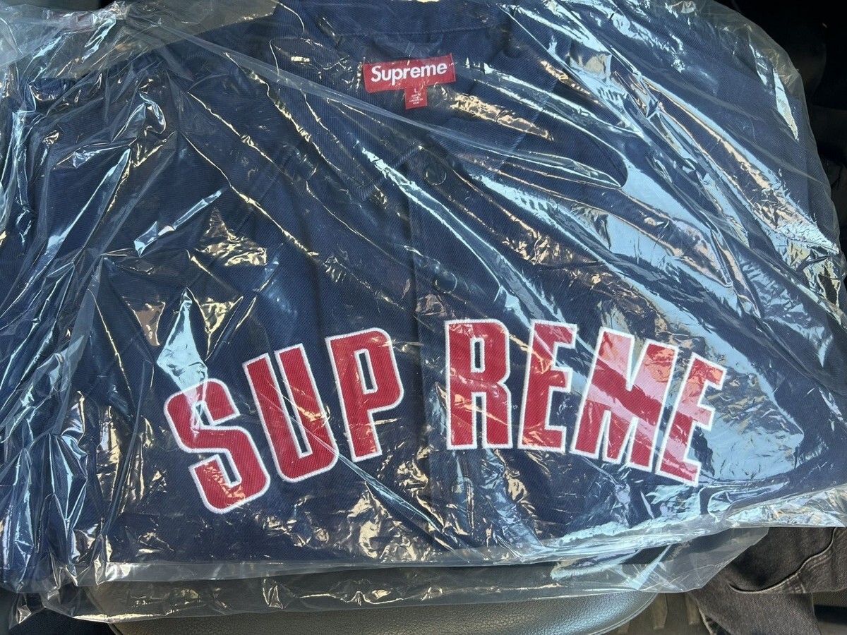 Supreme ARC Denim Coaches Jacket Navy Lの画像1