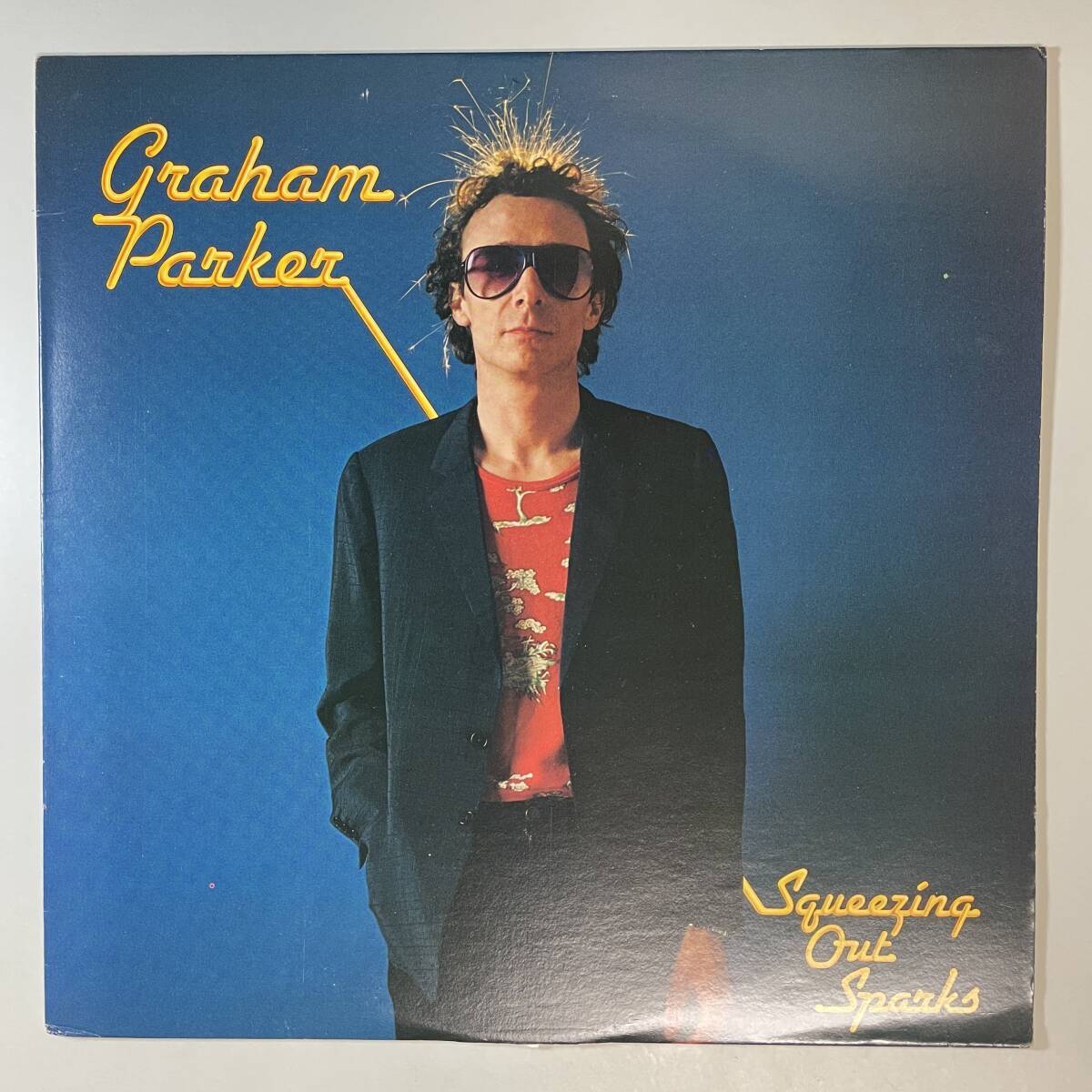 47233★美盤【US盤】 GRAHAM PARKER / SQUEEZING OUT SPARKS ※STERLING刻印有_画像1