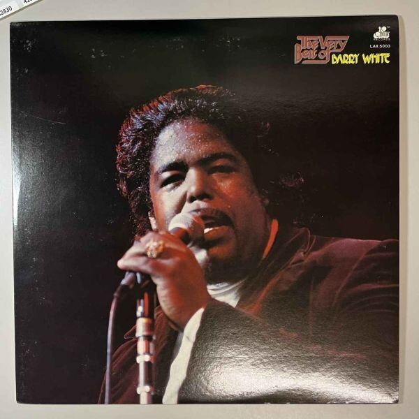 42820★美盤【日本盤】 バリー・ホワイト / THE VERY BEST OF BARRY WHITEの画像1