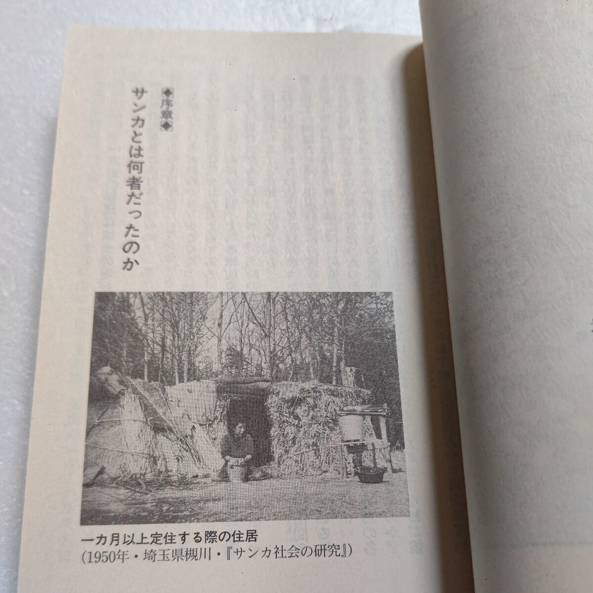 幻の漂泊民サンカ 沖浦和光 山の民 民族誌 一所不住。山野河川で天幕暮し。竹細工や川魚漁を生業とし60年代に列島から姿を消した自由の民。