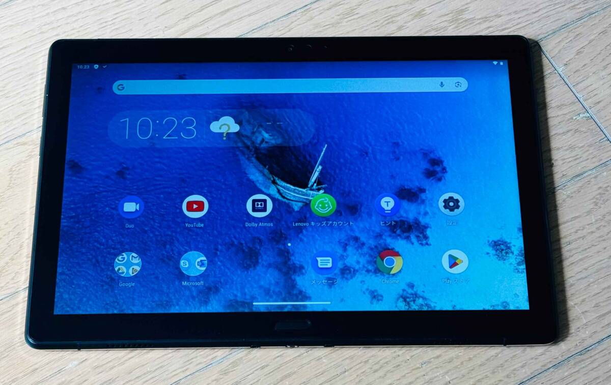 美品 Lenovo Tab P10 / Lenovo Smart Tab P10 ( TB-X705L ) 10.1インチ 32GB LTE SIMフリー Android 9.0 タブレット 動作品の画像1