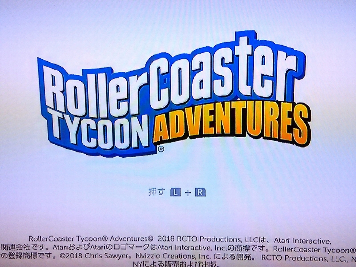 Switch ローラーコースタータイクーン・アドベンチャー ※ジャケットに小皺が少しあり RollerCoaster Tycoon Adventures