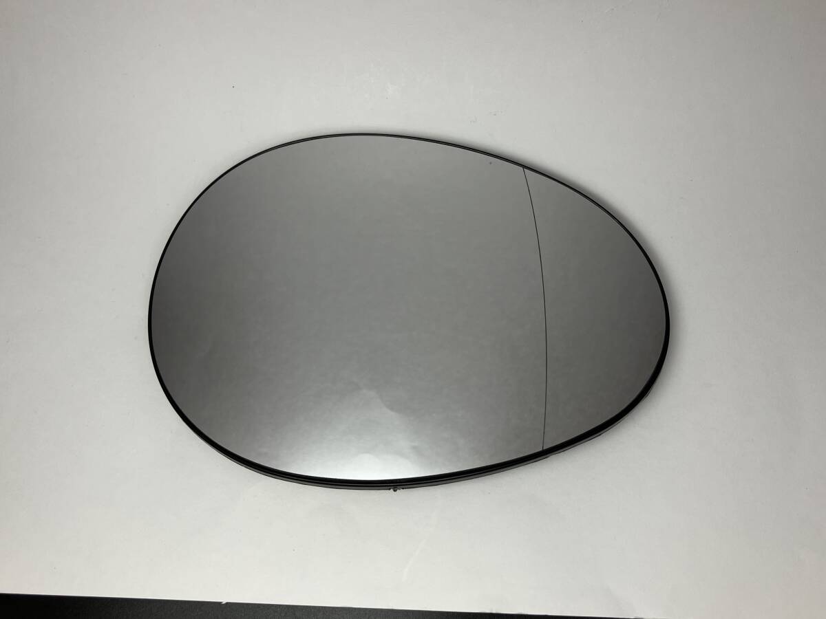 [ stock limit ]BMW MINI Mini Cooper interchangeable R56 R55 R58 R57 R59 R60 R61 side door mirror white color right side (R side ) bending proportion .. line . bending direct line 