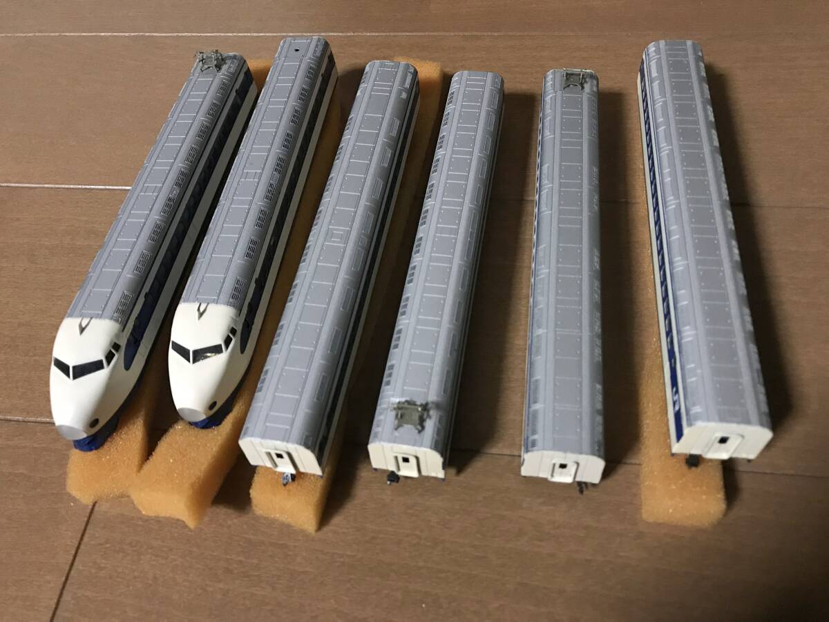 日本製 エンドウ 新幹線 0系 電車 Nゲージ 6両セット_画像1