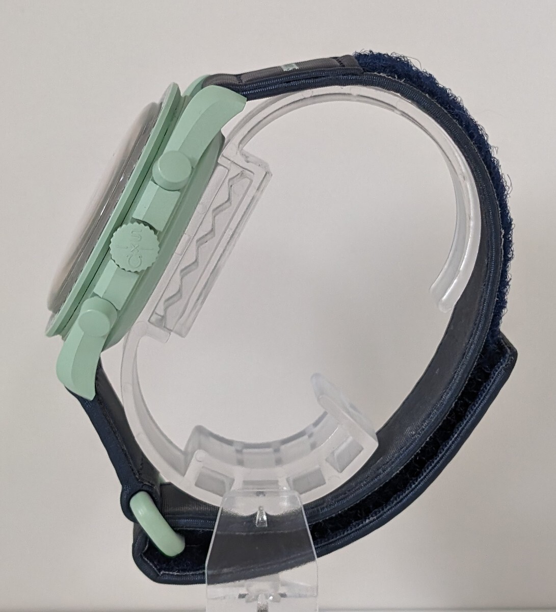 b送料無料Swatch×Omega動作品MISSION TO JUPITERスウォッチ×オメガ売切りミッション トゥ アース格安スピードマスター腕時計アースの画像3