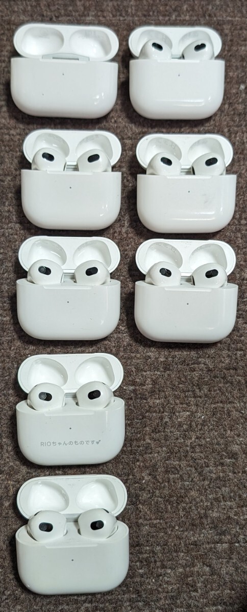 送料無料AppleアップルAirPods PRo第2世代まとめてイヤホンまとめチャージャー格安Air pods3/Find my表示あり大量24個エアポッツプロの画像4