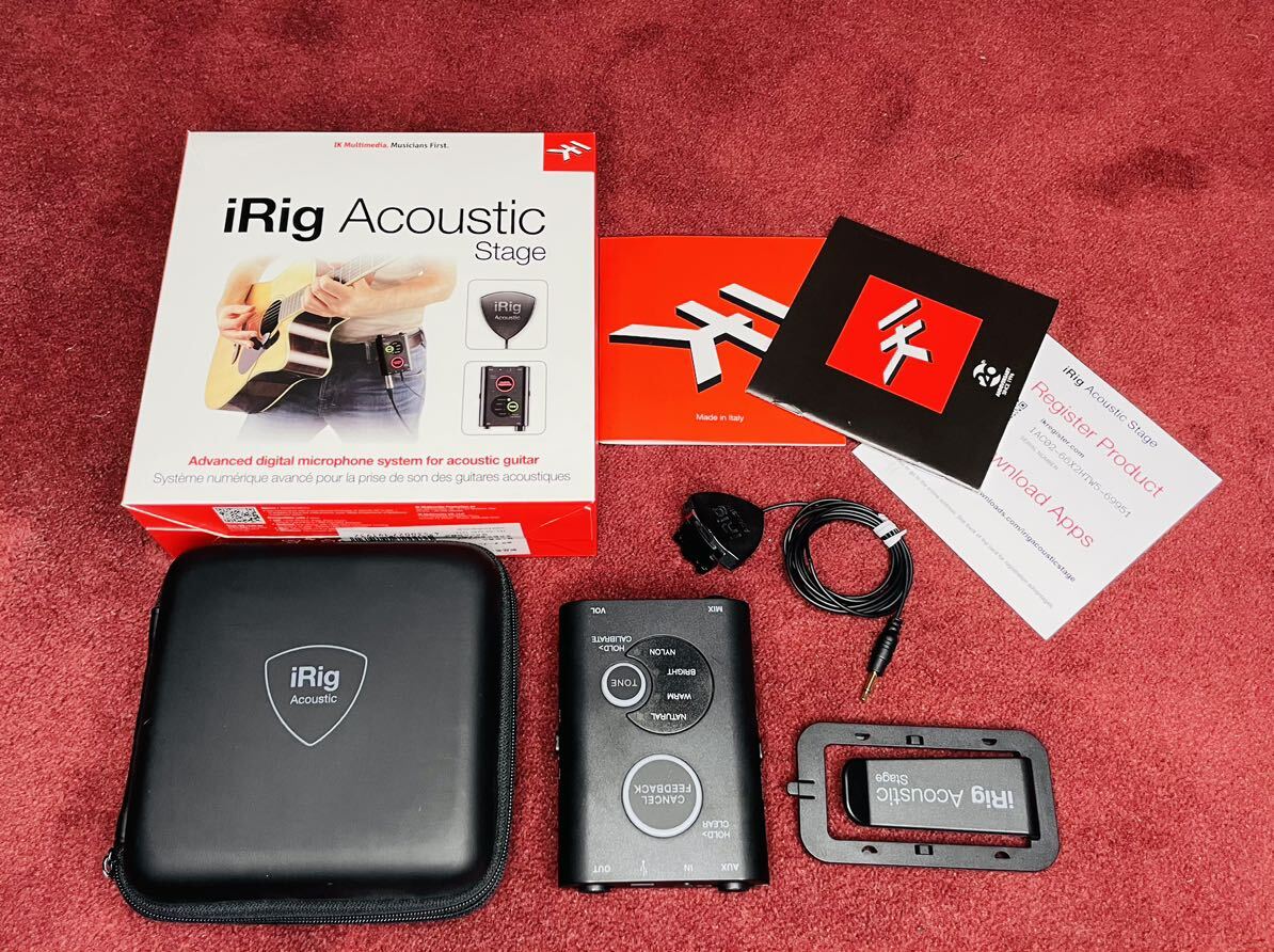 【美品中古】IK Multimedia iRig「Acoustic Stage」 アコースティックギターおよびウクレレ用デジタルマイクシステム【送料無料】の画像1