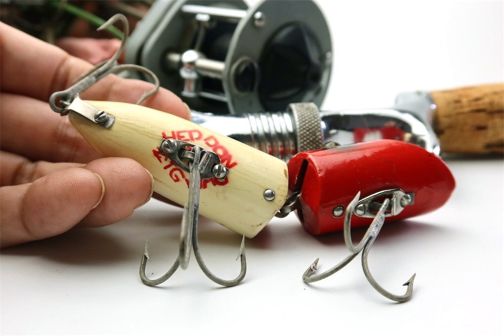 1920-30年代 Heddon Zig-Wag ウッドモデル / LUCKY 13 BASSER タイプ ヘドン ウッドルアー ZEAL 道楽 バルサ50 ハトリーズファン にお勧め