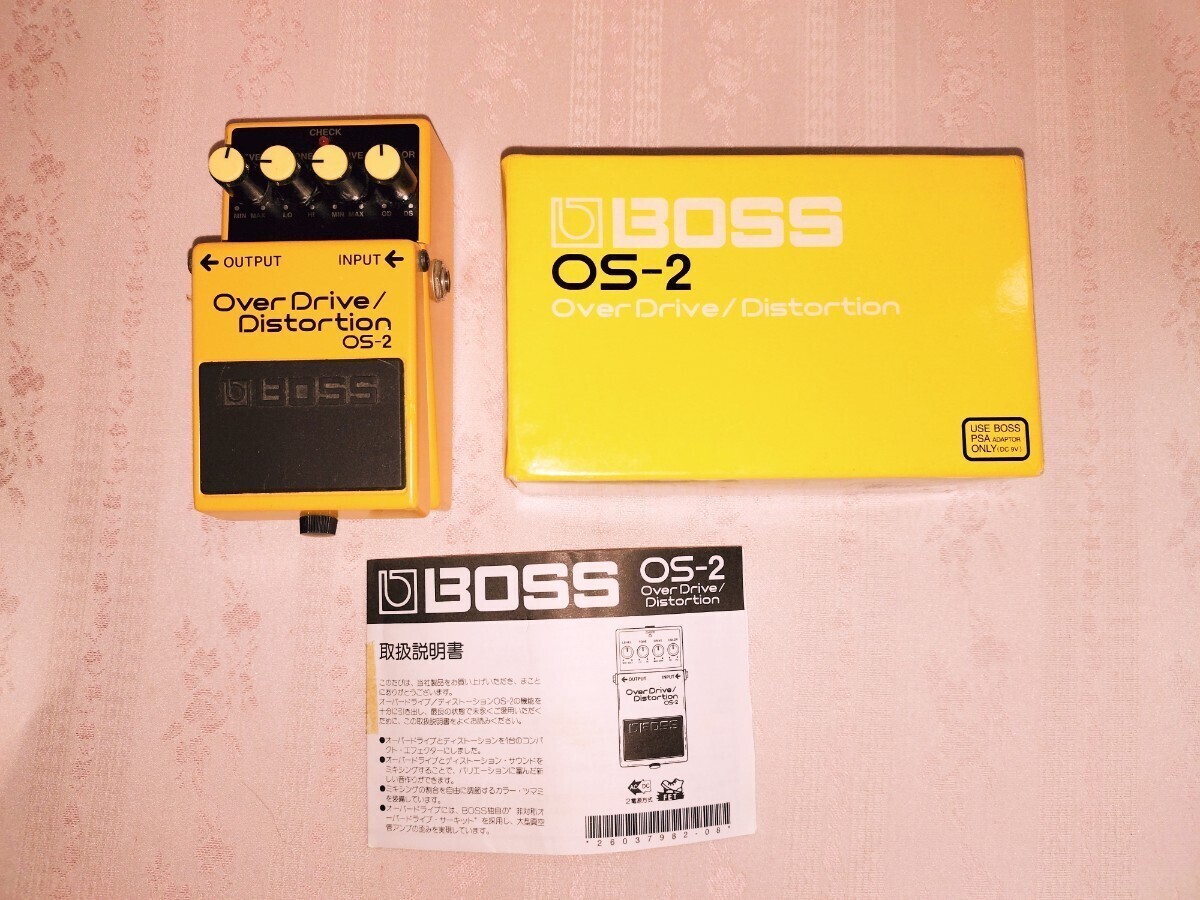 BOSS OS-2 Over Drive Distortion エフェクター オーバードライブ ディストーション_画像1