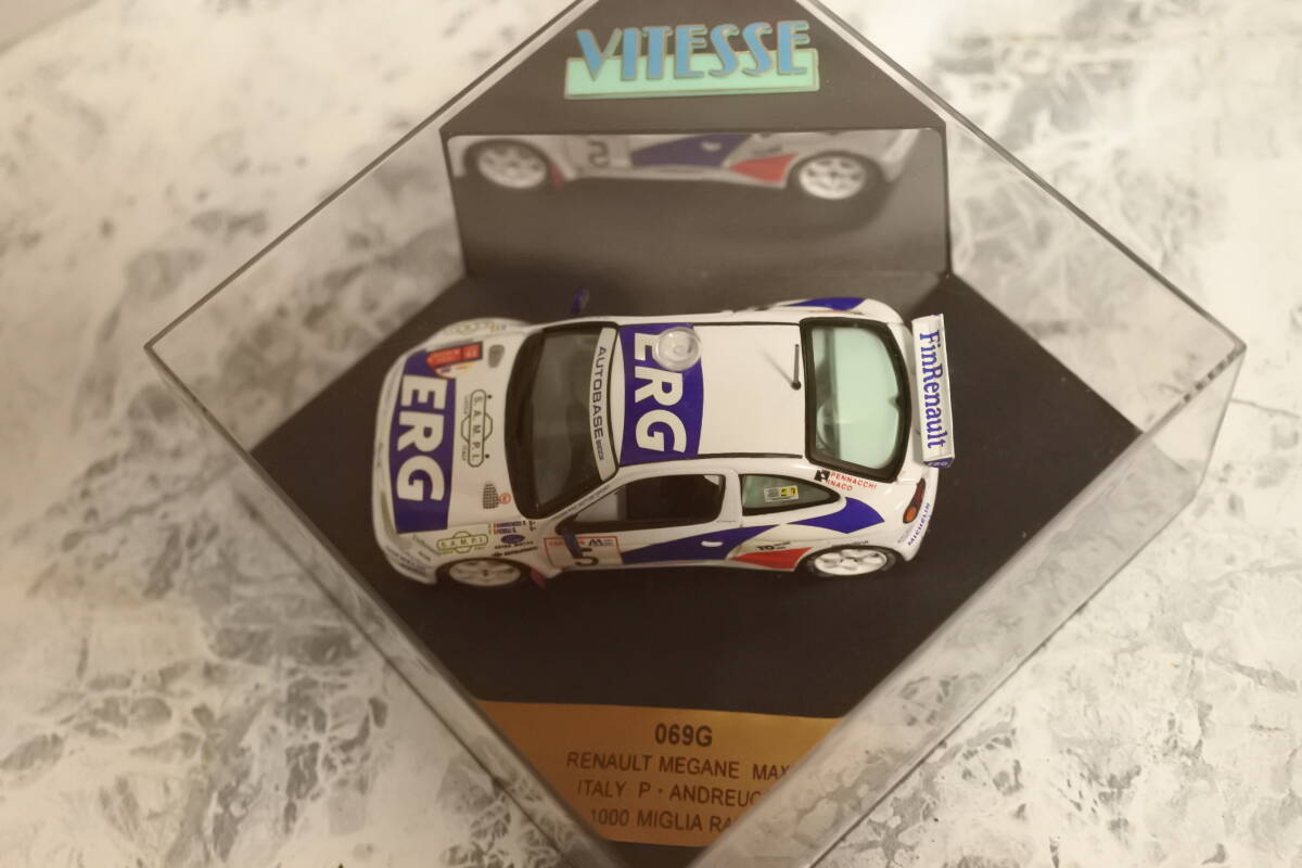 1/43 ビテス　ルノーメガーヌマキシ　♯5　ERG　ITALY　P.ANDREUCCI　1000　MIGLIA 　RALLY　未使用品_画像5