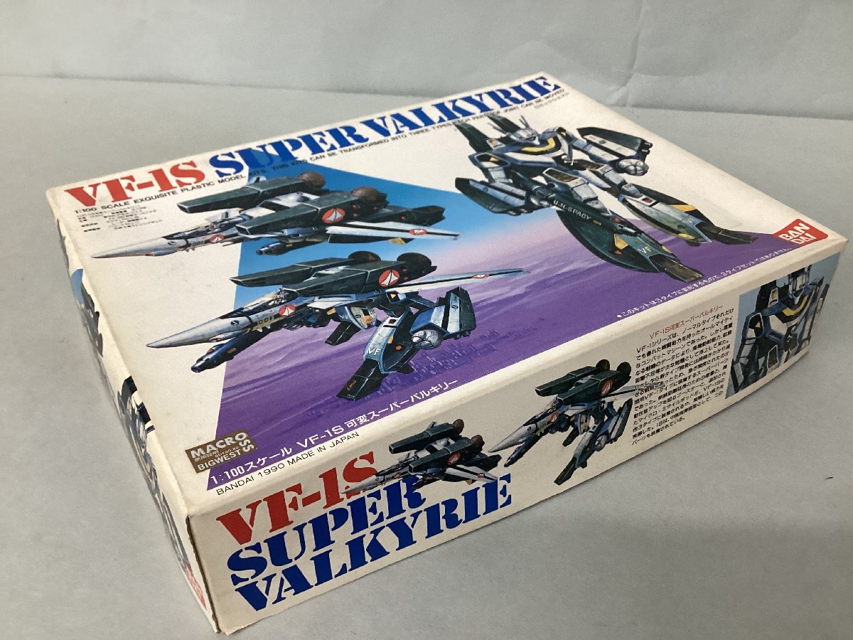 BANDAI Bandai plastic model not yet constructed 1/100 Super Dimension Fortress Macross MACROS VF-1S changeable super bar drill -3 type . deformation make 