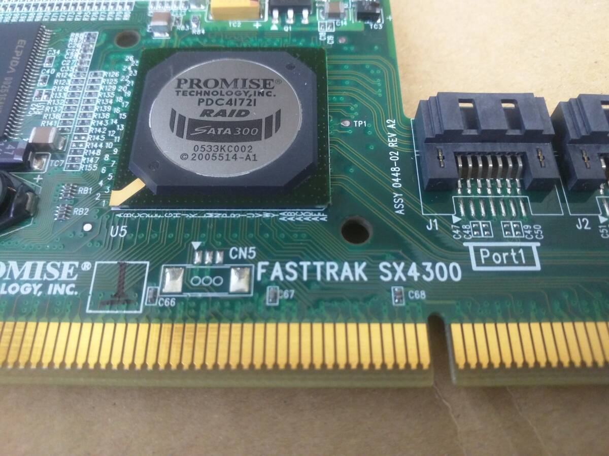 ■即決■PROMISE FastTrak SX4300 (3Gbps Serial ATA II-RAIDカード,PCI-X,4ch)_画像7