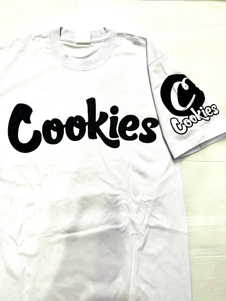 BI52)PRO TEAM Cookies プリント Tシャツ半袖/WHITE/LA/HIPHOP/XL/大きいサイズ_画像2