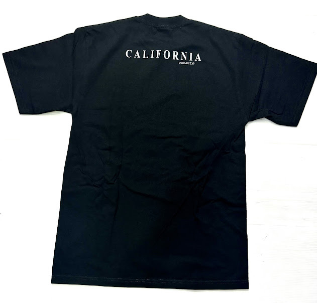 BI51)PRO TEAM CALIFORNIA パームツリー プリント Tシャツ半袖/BLACK/LA/HIPHOP/2XL/大きいサイズ_画像3