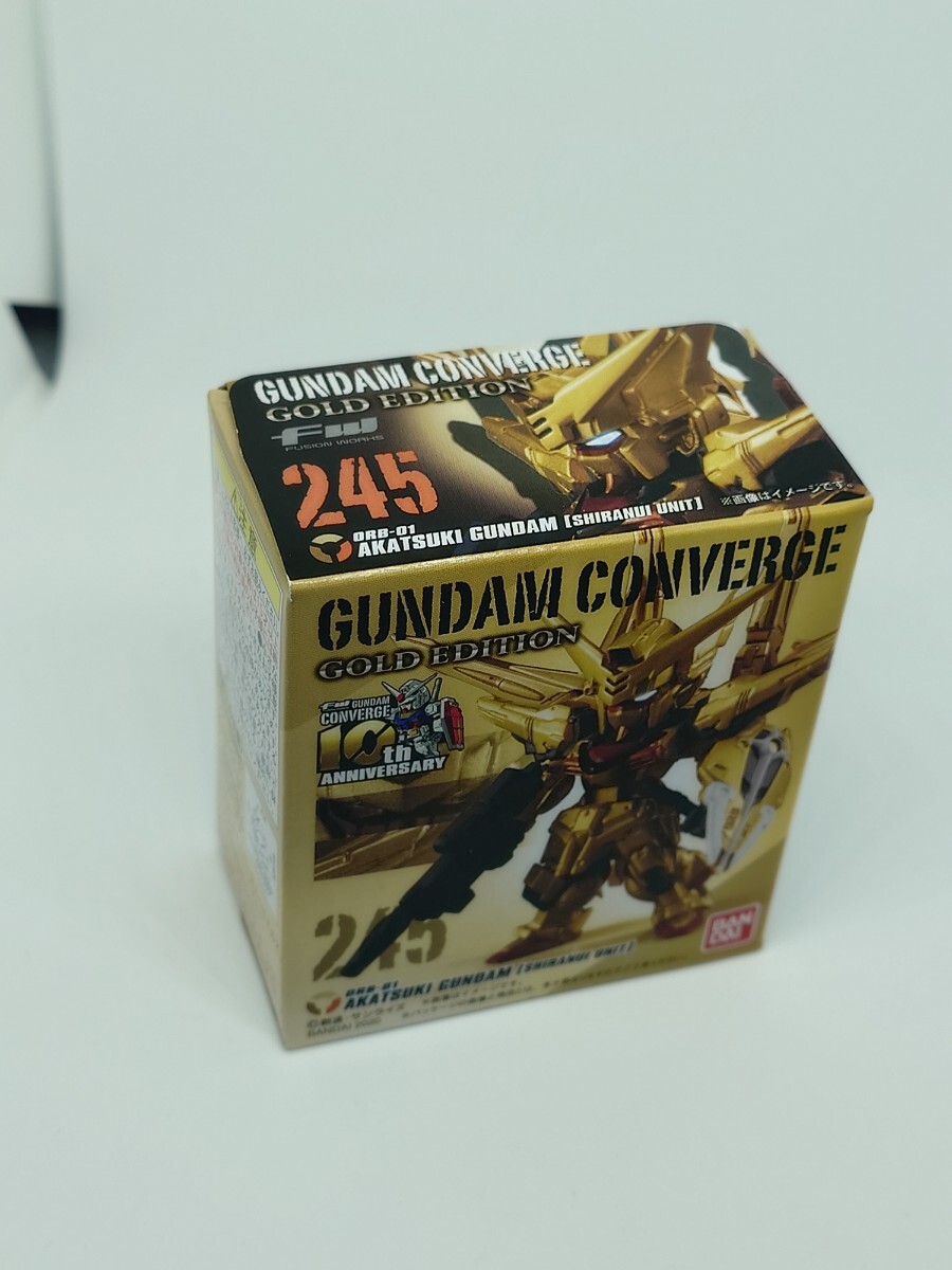 FW GUNDAM CONVERGE GOLD EDITION 245 ORB-01 アカツキ ガンダム (シラヌイ装備) AKATSUKI SHIRANUI UNIT 定形外郵便発送 の画像3